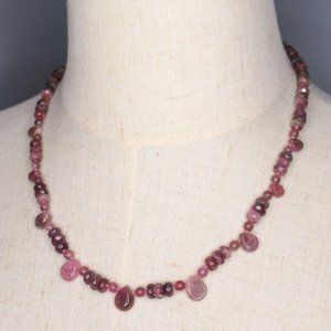 Pink Tourmaline Necklace